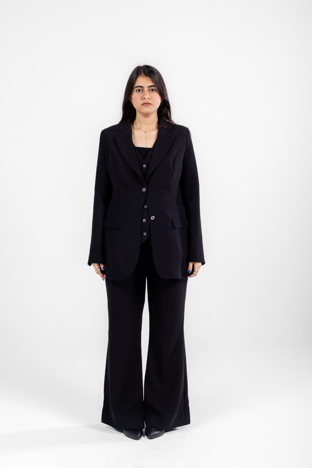 Black Three-Pieces Suit