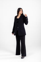 Black Three-Pieces Suit
