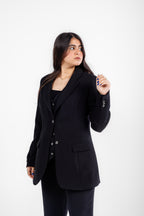 Black Three-Pieces Suit