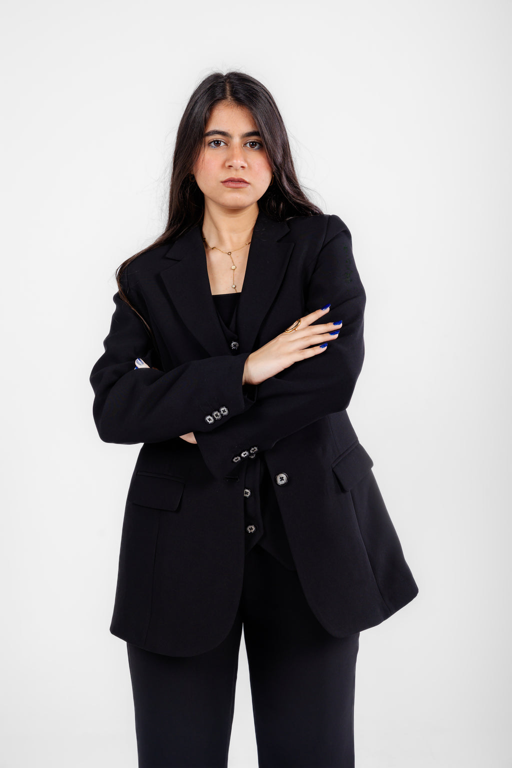 Black Three-Pieces Suit