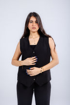 Black Three-Pieces Suit