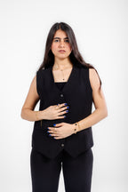 Black Three-Pieces Suit