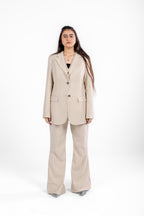Beige Three-Pieces Suit