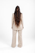 Beige Three-Pieces Suit