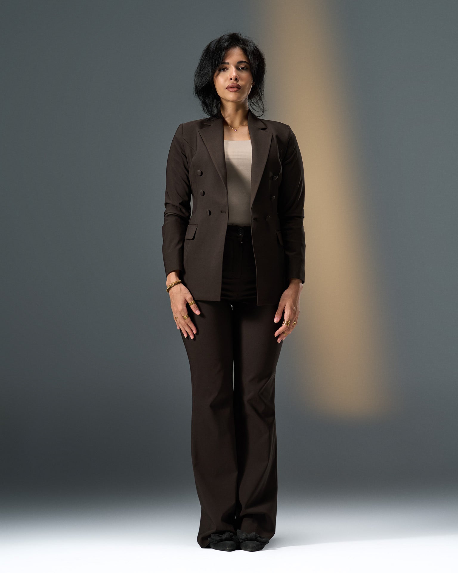 Monarch Tailored Suit – Brown