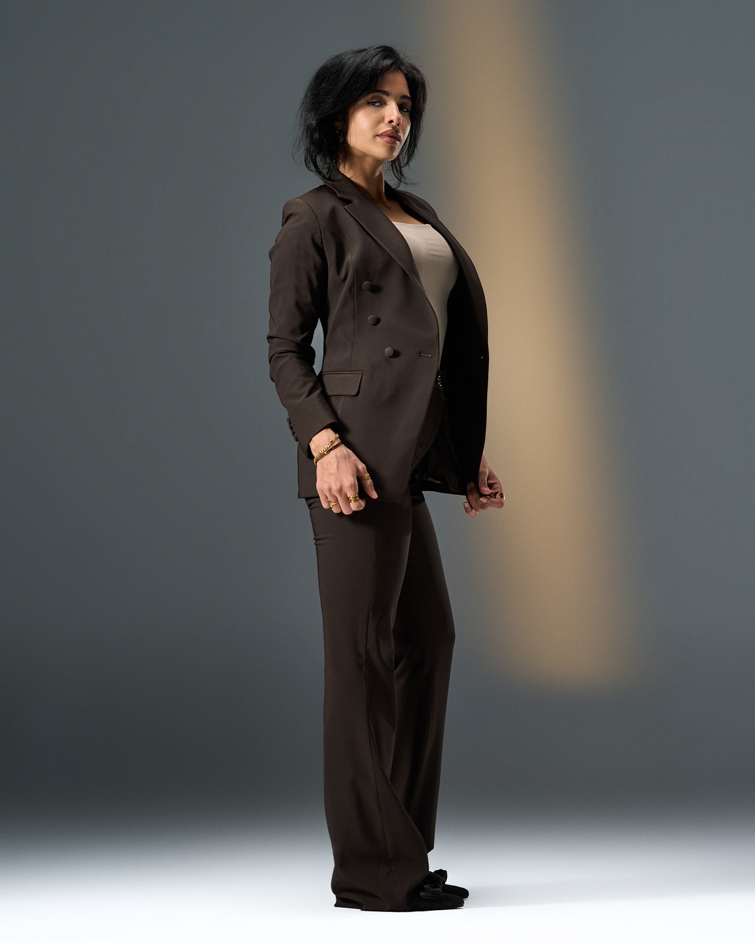 Monarch Tailored Suit – Brown