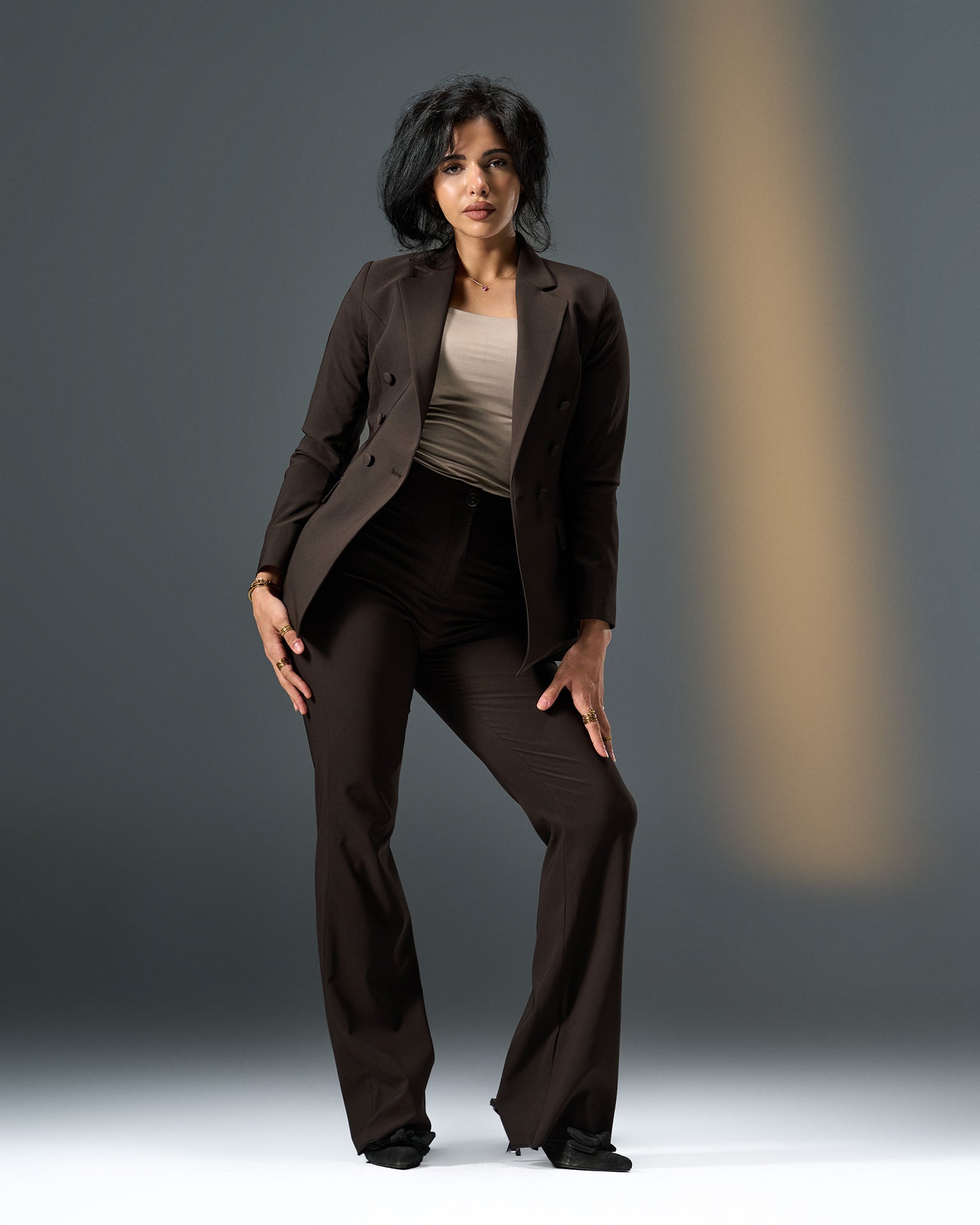 Monarch Tailored Suit – Brown