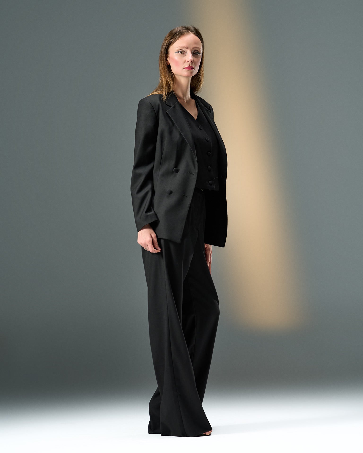 Prestige Three-Piece Suit – Black