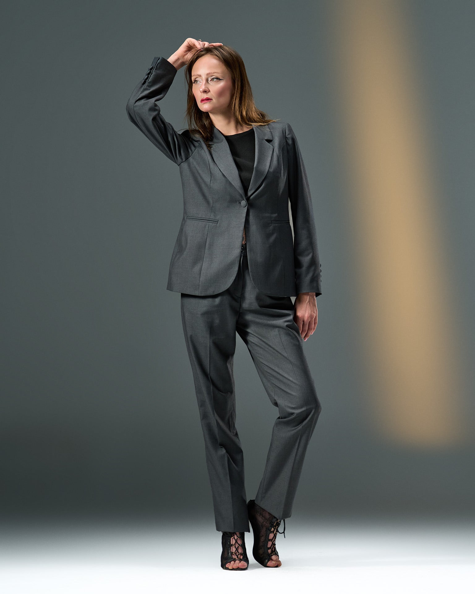 Prestige Tailored Suit – Midnight Grey