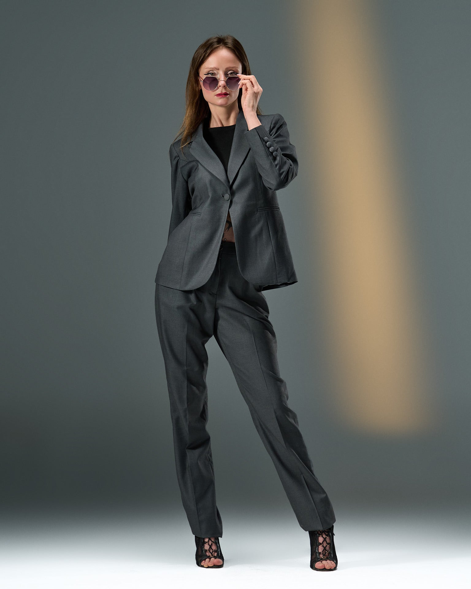 Prestige Tailored Suit – Midnight Grey