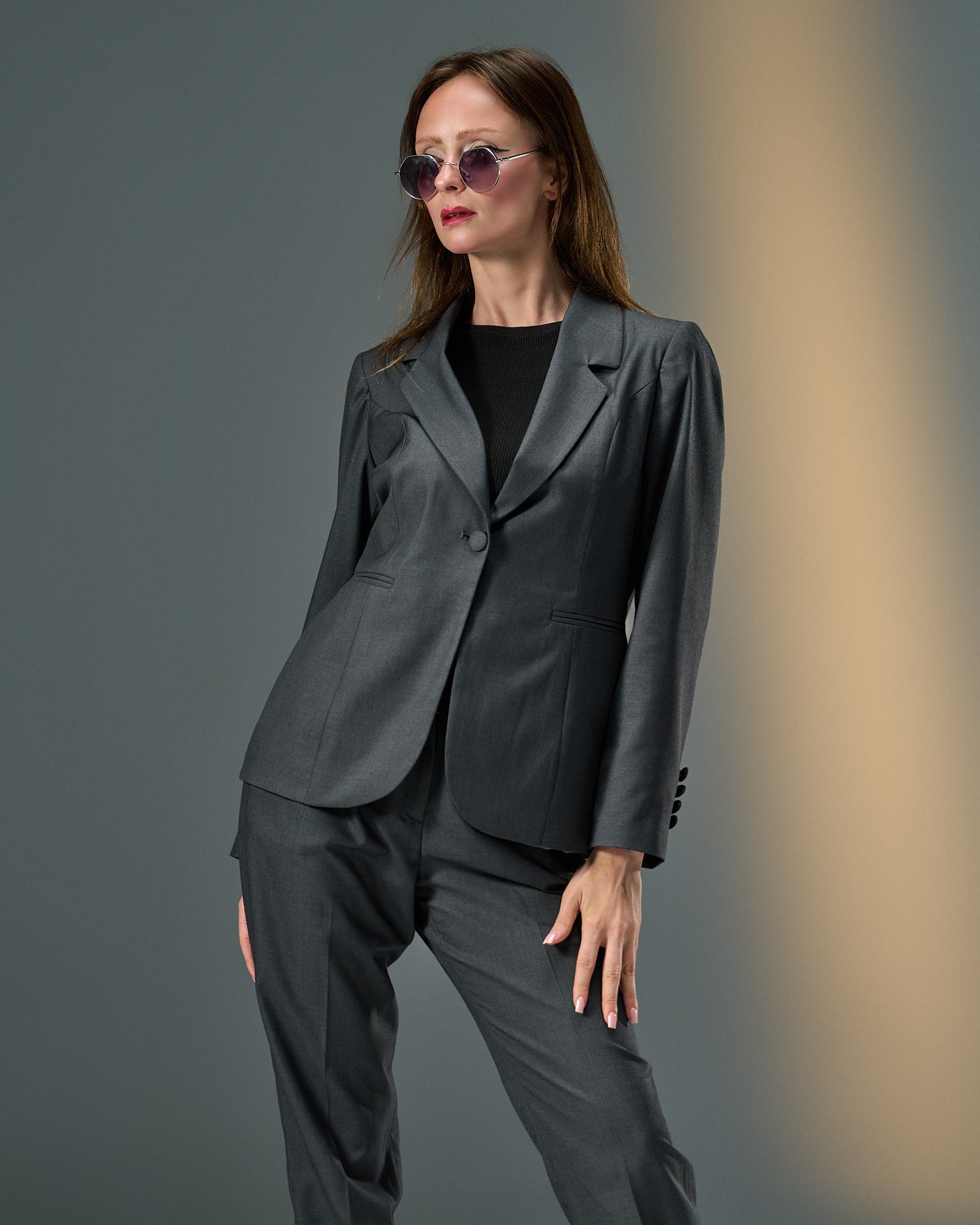 Prestige Tailored Suit – Midnight Grey