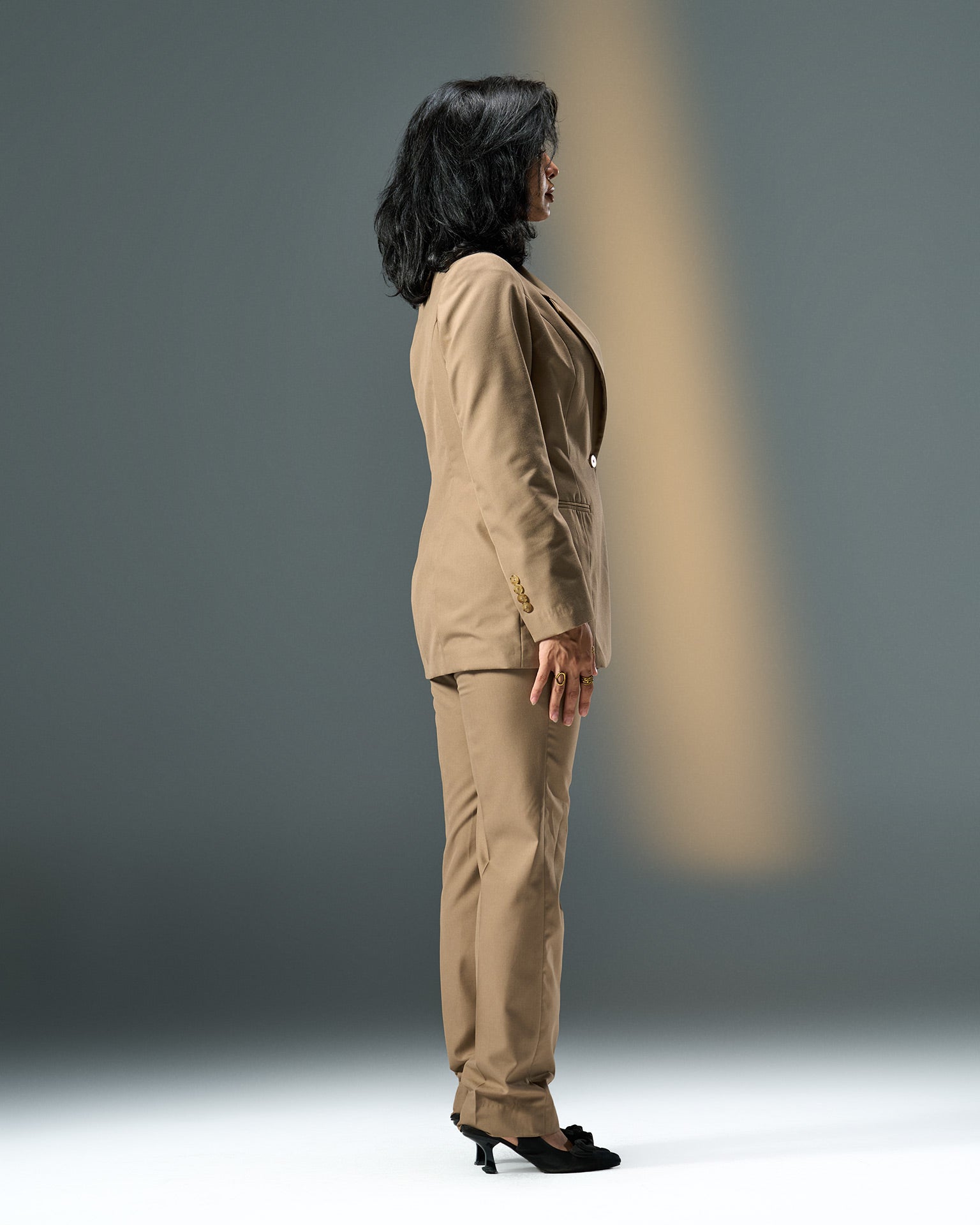 Prestige Tailored Suit – Beige