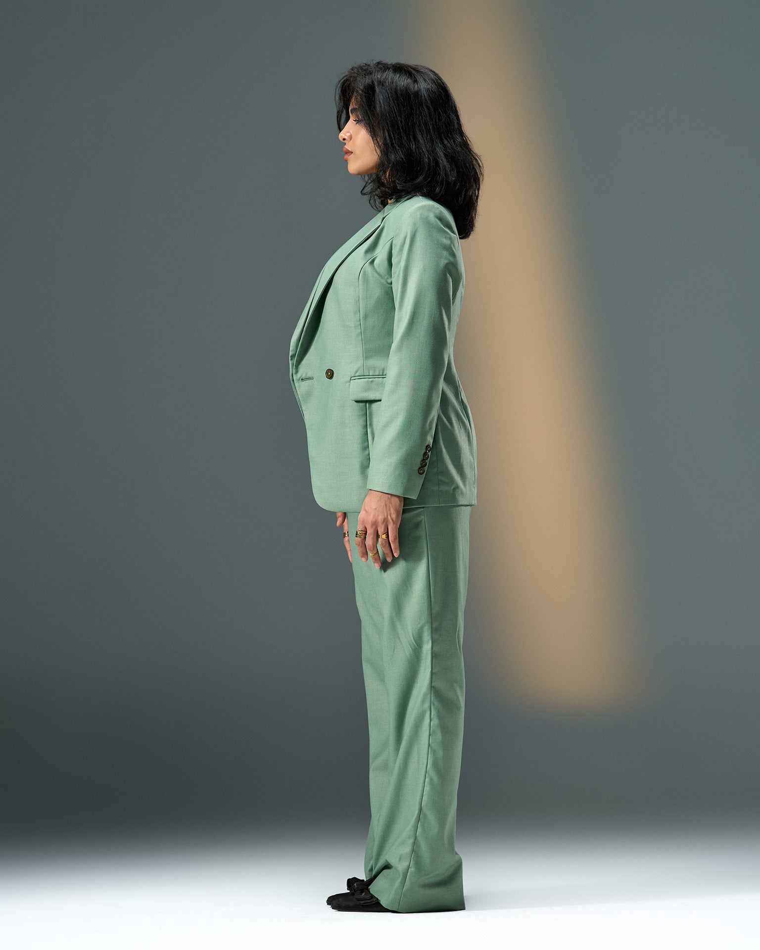 Prestige Tailored Suit – Mint Green