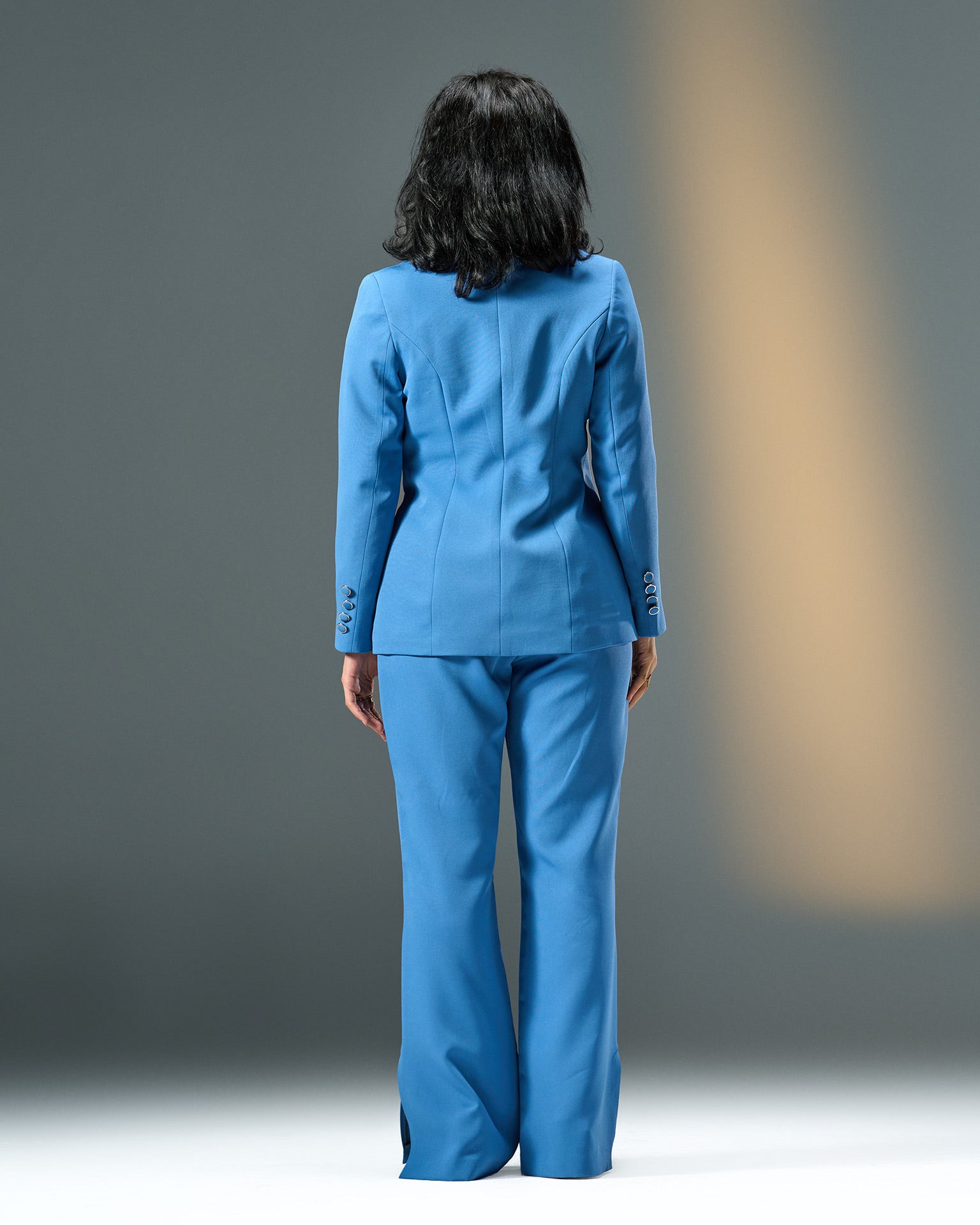 Prestige Double-Breasted Suit – Powder Blue