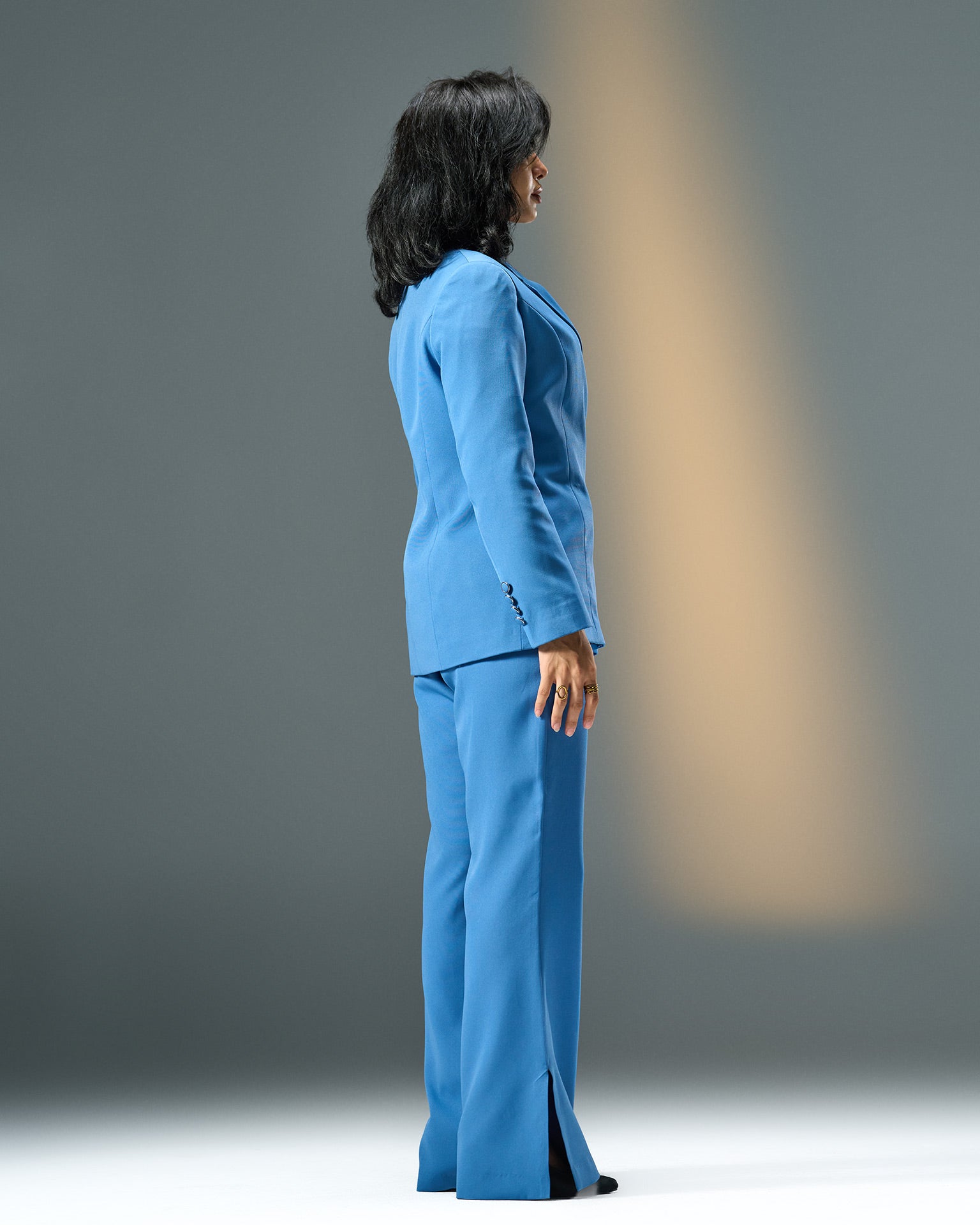 Prestige Double-Breasted Suit – Powder Blue
