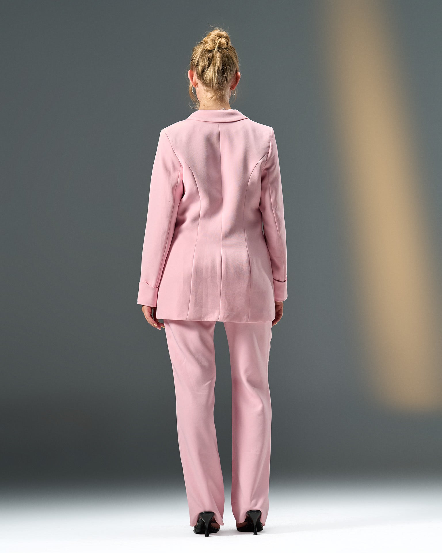 Prestige Tailored Suit – Soft Pink