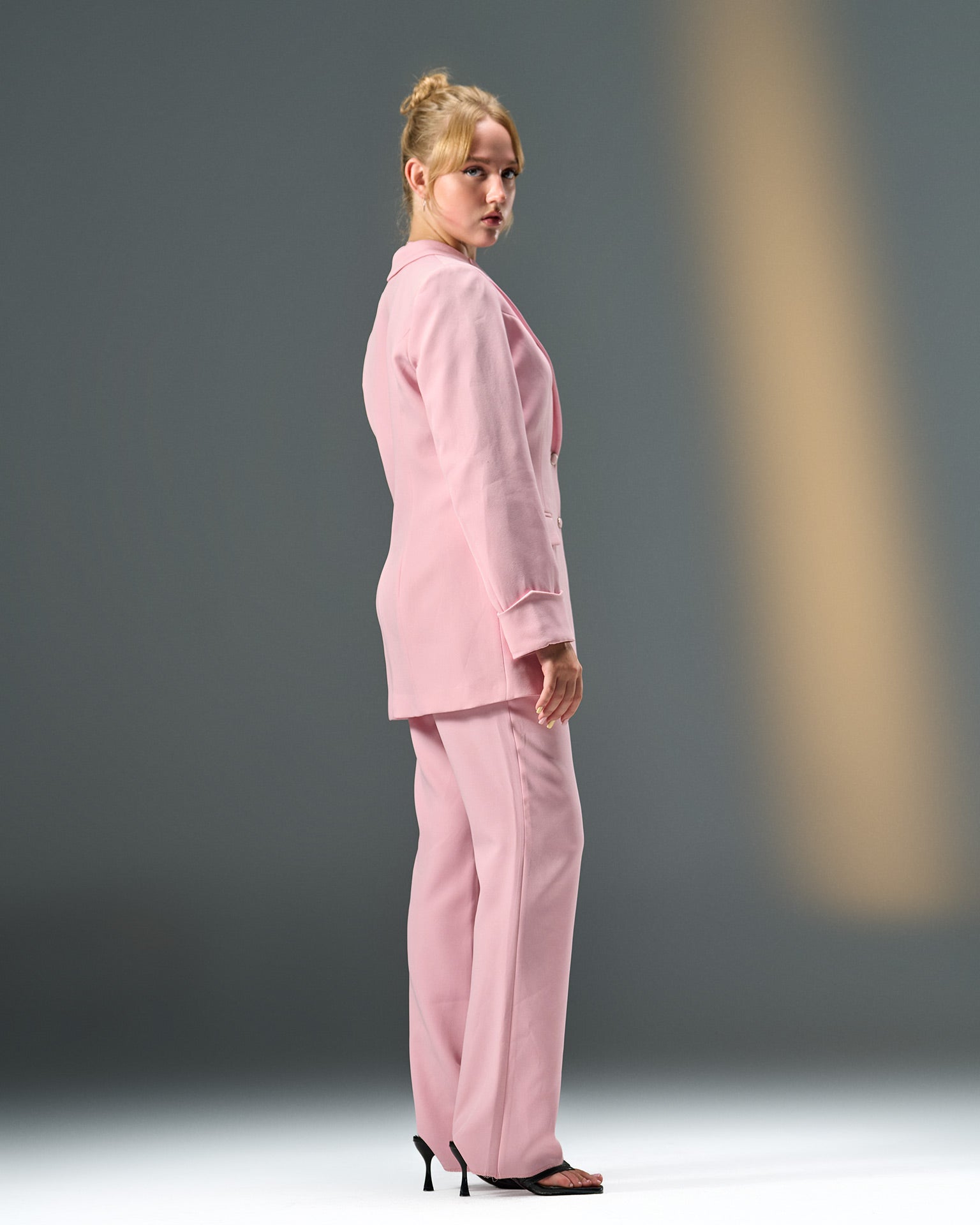 Prestige Tailored Suit – Soft Pink
